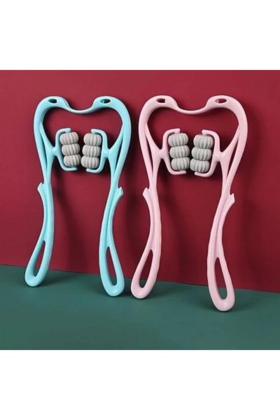 Kuzgun Online Shop Buffer ®   Multifunctional Manual Six-Wheel Neck Massager
