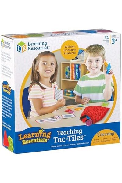 Learning Resources Learning Resources Teaching Tac-Tiles, Hands-on Learning, Set of 20 Pieces, Ages 3+