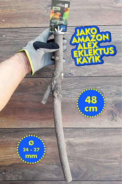 Vixpet Venty Natural Parrot Cage Pillar 48 cm |   Jako, Amazon, Eklektus, Alexander, Kayak, Konur - T611