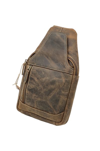 Micutz Men's Chest Crossbody Hunter Bag, Premium, Hand Made, Adjustable Strap, 17x30x10 cm
