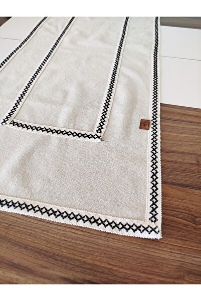 denizli hatırası Țesătură organică naturală Cendere 100% bumbac cu dantelă Ru...