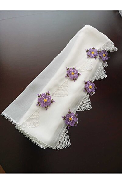 NUMİSTORE İğne oyası beyaz renk namaz örtüsü