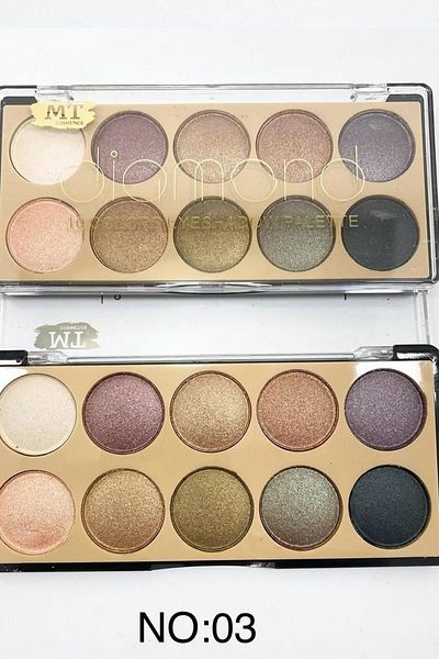 ESSFASIHON 10 Pack Pearlescent Eyeshadow