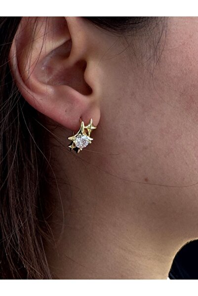 LUMİTO Lumito Asya Taşlı Küpe