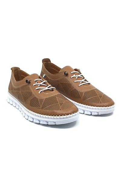 Taşpınar Ayakkabı Taşpınar 100% Genuine Leather Women's Orthopedic Summer Daily Smart Rubber Laced Shoes 36-41