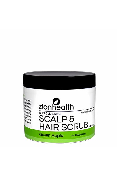 Zion Health Green Apple Scalp and Hair Scrub 113g
