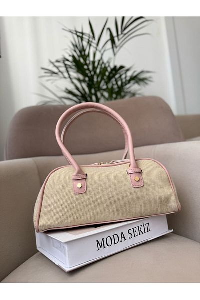 Moda Sekiz Geantă de umăr și geantă de umăr cu fermoar din piele artificială pentru femei, culoare neagră