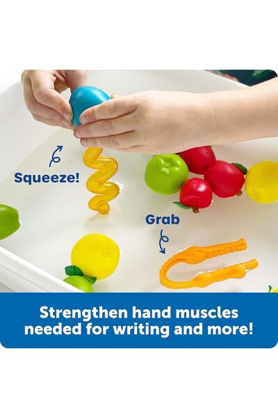 Learning Resources Helping Hands Fine Motor Tool Set, Sensory Games, Ages 3+, Multi-color (4 items)