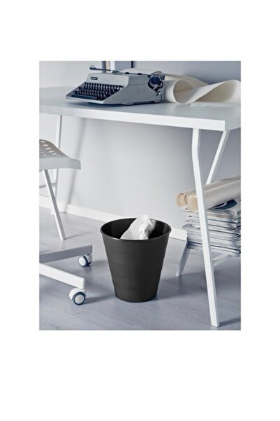IKEA Fnıss Trash Can Black, 10 Lt - Pack of 2