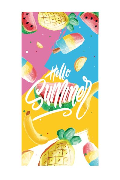 DOFİ Adult Unisex 70X140Cm Summer Patterned Beach Towel - Bath Towel - Sea Towel