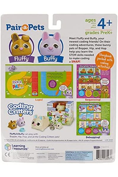 Learning Resources Learning Resources Coding Critters™ Pair-a-Pets Fluffy & Buffy, Set of 1