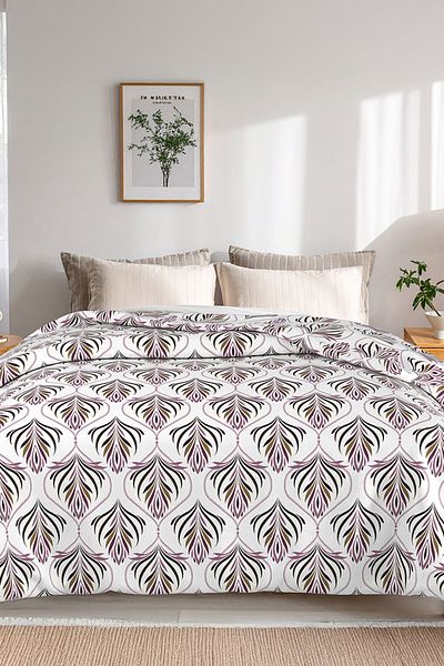 Lorien Arwen Patterned, Lorien Jacquard and Printed 100% Cotton Single Pique (Bedspread) – 155X235 cm