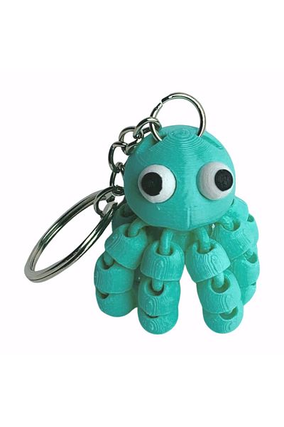NBShop Cute Octopus Keychain – 3D Design Bag Ornament