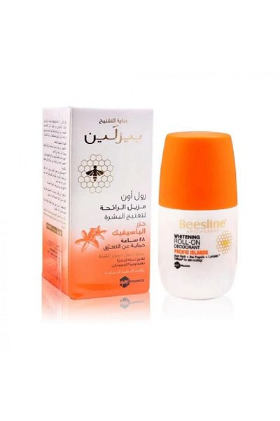Beesline Beesline Roll-On Deodorant for Skin Lightening 4 in 1 Formula 48 Hours Antiperspirant Protection Pacific Islands 50ml