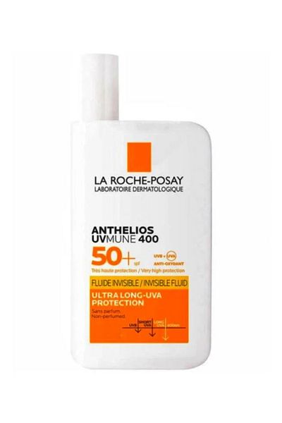 La Roche Posay La Roche-Posay Anthelios UVA/UVB 400+ Invisible Fluid SPF50+ Fragrance-Free Sunscreen, 50 ml