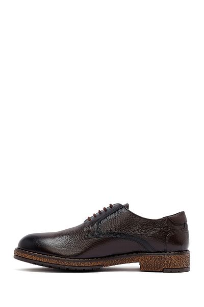 Derimod Men's Brown Lace-Up Leather Casual Shoes 25Wfd6716Ft