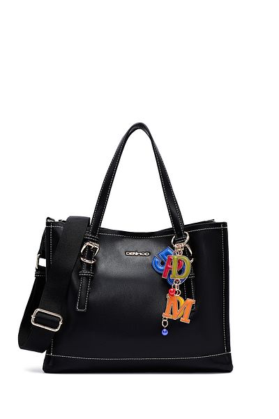 Derimod Women's Black Long Strap Shoulder Bag 25Sbd254118