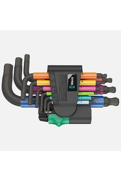 Generic Brand مجموعة مفاتيح ألين متعددة الألوان Hex-Plus 950/9