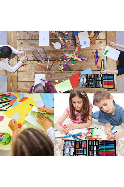Toybox Kuromi 145 Pcs Portable Kids Drawing & Painting Art Supplies Set