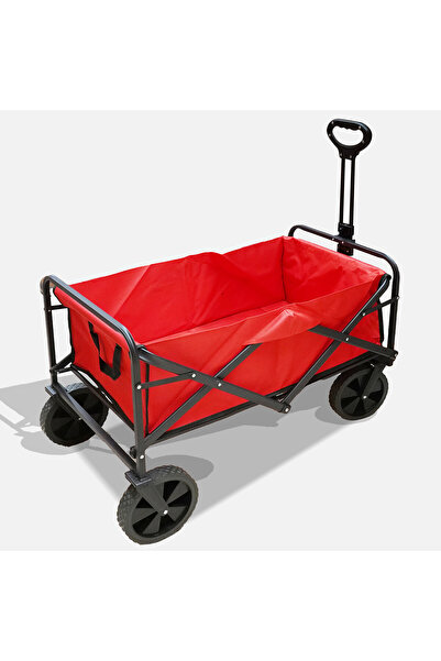 Bauhaus Beach Waggon Katlanır Taşıma Arabası Kırmızı
