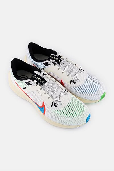 Nike Men Air Zoom Pegasus 40 SE Lace Up Running Shoes, White