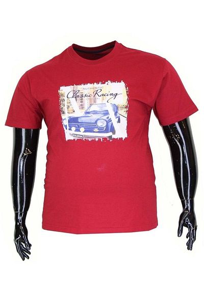 POLOPEPE Men's Plus Size T-Shirt 2123-Navy - 4XL