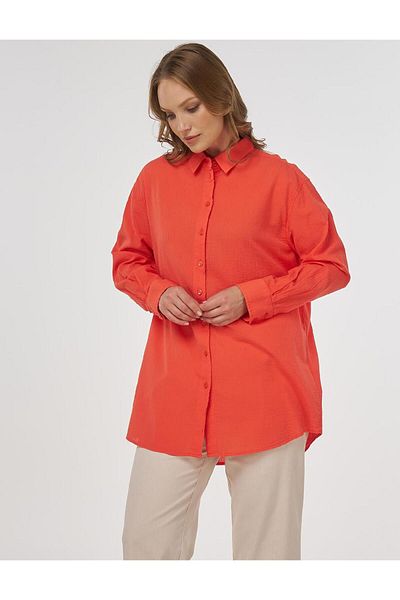 Kayra Relax Fit Cotton Tunic Ferret