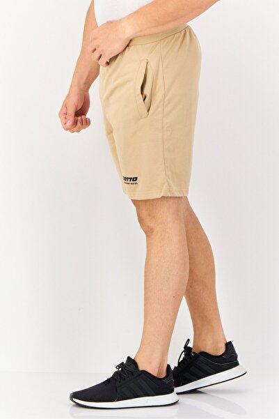 Lotto Men Sportswear Fit Drawstring Outdoor Shorts, Tan