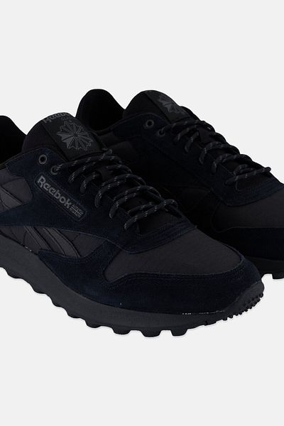 Reebok Men Classic Lace Up Running Shoes, Black