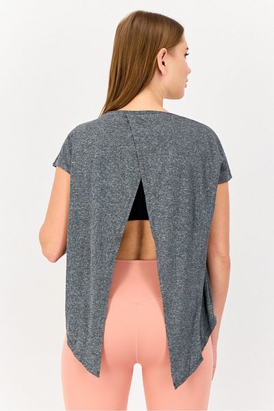 Asics Women Relaxed Fit Sleeveless Training Top, Heather Grey