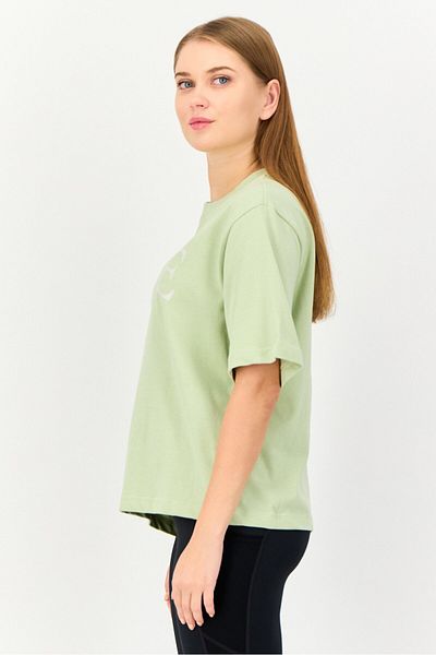 Nike Women Loose Fit Brand Logo Short Sleeves Training T-Shirt, Mint Green