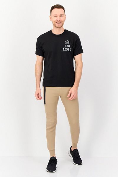 adidas Men Sportswear Fit Short Sleeve Outdoor T-Shirt, Black