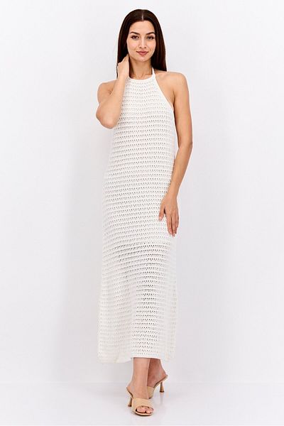 Reserved Women Textured Maxi Dress, White