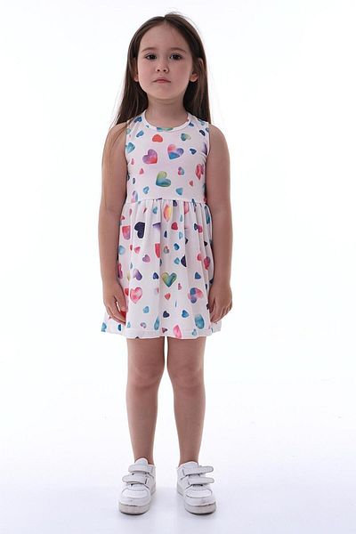 tny kids collection Κοριτσίστικο φόρεμα με καρδιά