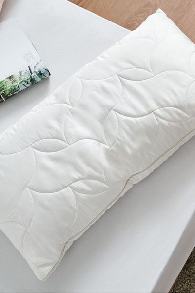 Tchibo Tencel Kapok Quilted Pillow, White