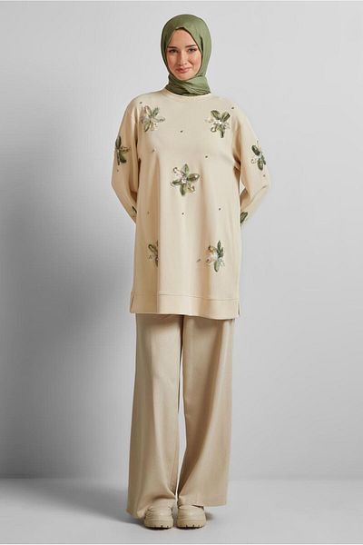 Alvina Stone Printed Tracksuit Tunic 45570