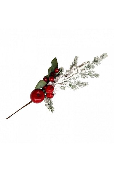 OEM Christmas Decoration, Ornamental Branch, Apples, 36 cm