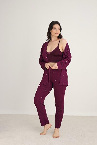Mihra R032 Damson Women's Pajama Set