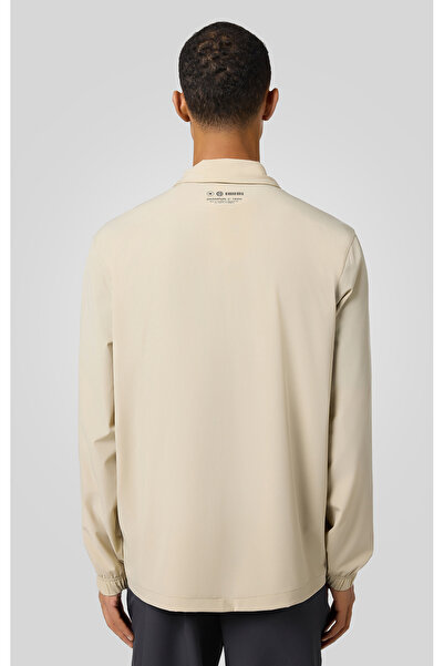 Champion C-Tech Long-Sleeve Shirt Bej Erkek Gömlek-220835-MS093