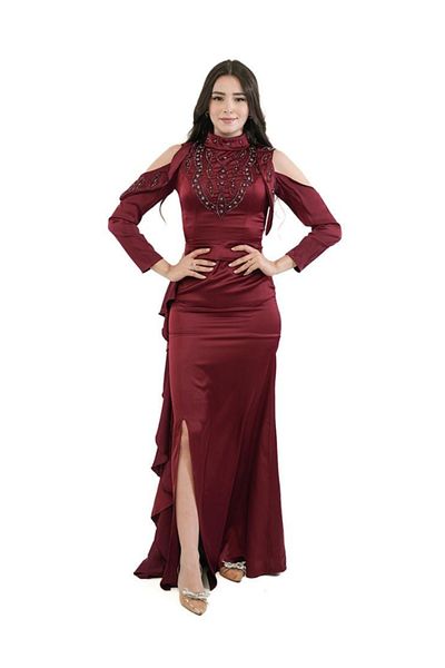 Nice Model Luxurious Sleeveless Taffeta Evening Dress - Elegant Formal Wear for Women in Black Beige Oud