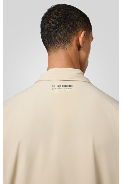 Champion C-Tech Long-Sleeve Shirt Bej Erkek Gömlek-220835-MS093