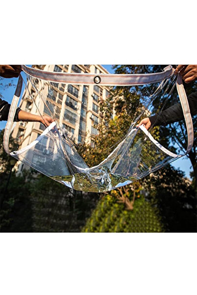 AÇIKGÜL TEKSTİL BRANDA İstenen Ölçüde Şeffaf Branda Kornişli Balkon Perdesi Fermuarsız