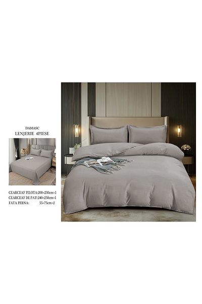 CHIRASO CHIRASO bedding set, DAMASK, Classic sheet 240x250cm, Duvet sheet 200x230cm and 2 pillowcases
