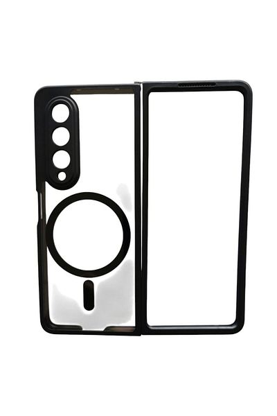 Gtech Phone Case Hybrid Acrylic Clear+TPU, MagSafe, Compatible with Samsung Galaxy Z Fold 4, Lightweight