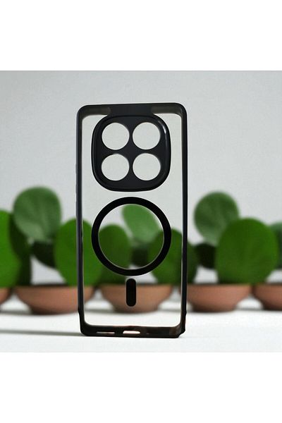 Gtech Husa Telefon Hibrid Acrilic Clar+TPU, MagSafe, compatibil cu Xiaomi Redmi Note 14 Pro, Durabila