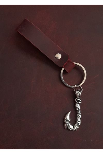 BSN Store Marine Hook Premium Figure Genuine Leather Keychain