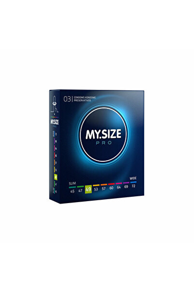 Mysize PRO Condoms, My Size Pro, 49 mm, 3 pieces