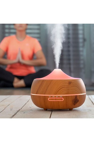 InnovaGoods Difuzor Aromă și Umidificator LED Multicolor, 300 ml, InnovaGoods