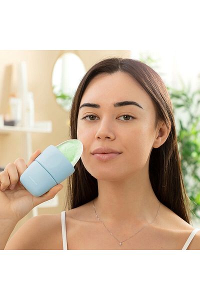 InnovaGoods Double facial roller with ice, InnovaGoods, cold effect