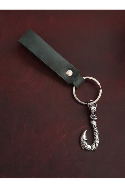 BSN Store Marine Hook Premium Figure Genuine Leather Keychain